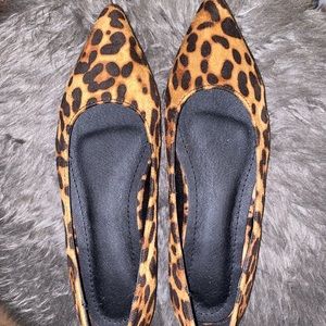 Cheetah print flats